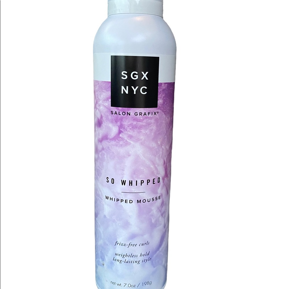 SGX NYC “So Whipped” whipped Mousse, frizz free curls, weightless hold, 7 Oz
